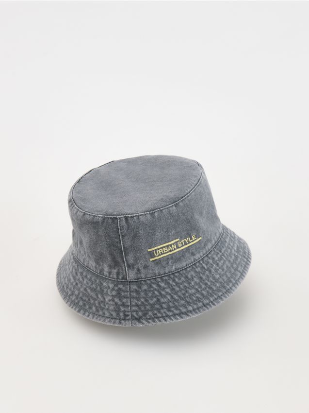 Reserved - pălărie cloș bucket hat - gri