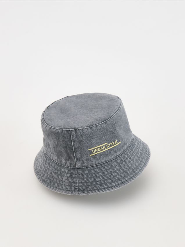 Reserved - Pălărie cloș bucket hat - gri