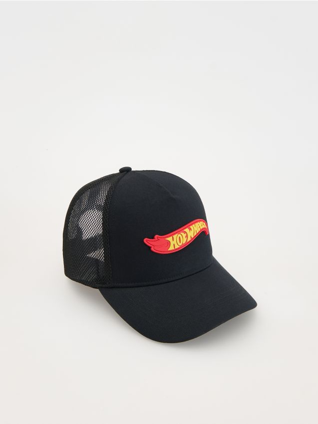 Reserved - boys` peaked cap - negru