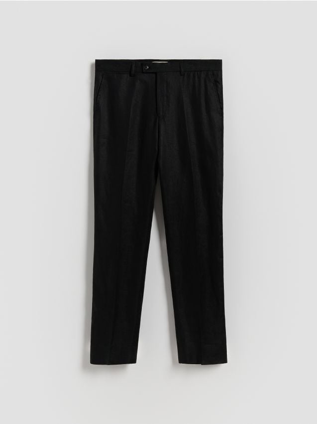 Linen suit trousers - RESERVED