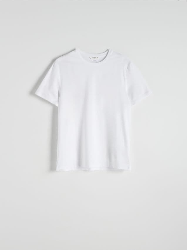 Slim fit T-shirt van een modalmix - RESERVED