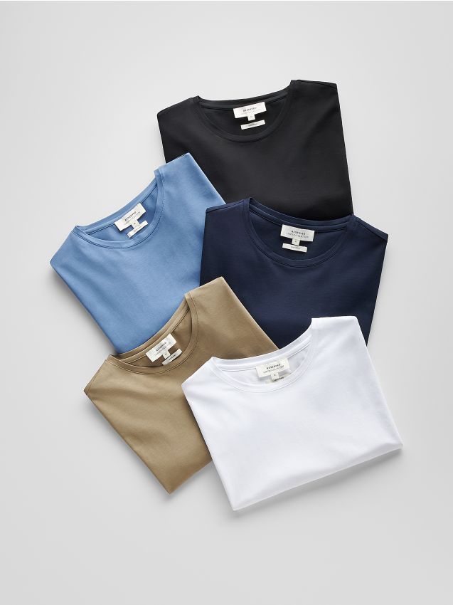 Modaalisegust slim fit lõikega T-särk - RESERVED