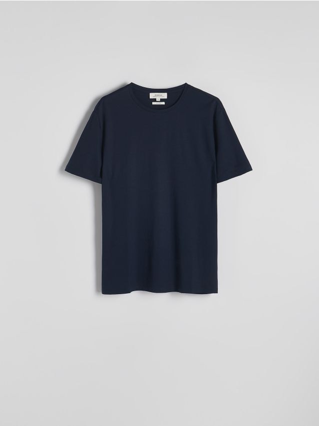Regular fit T-shirt van een modalmix - RESERVED