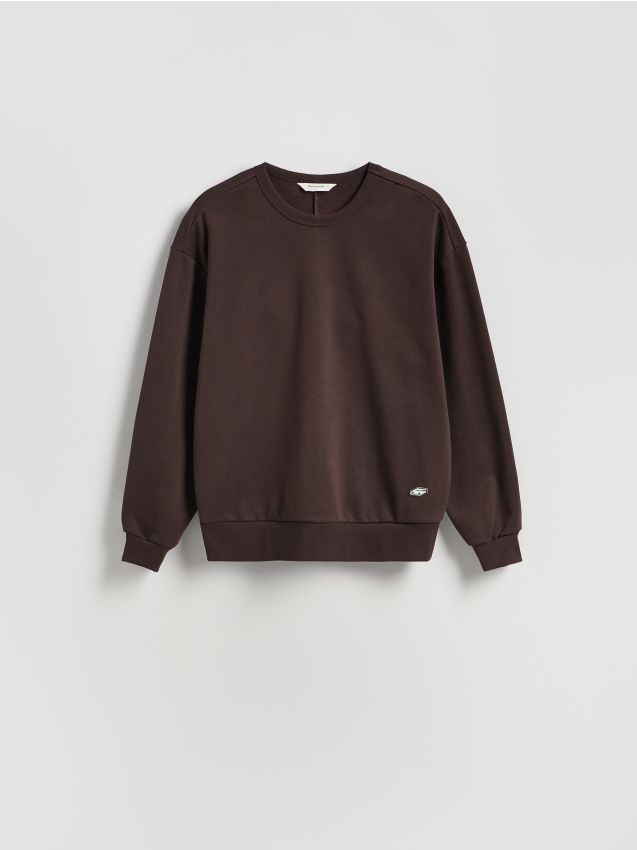 Plain cotton rich sweatshirt - RESERVED