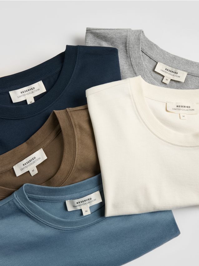 Regular fit katoenen T-shirt - RESERVED