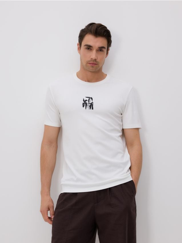 Regular fit printed T-shirt - RESERVED