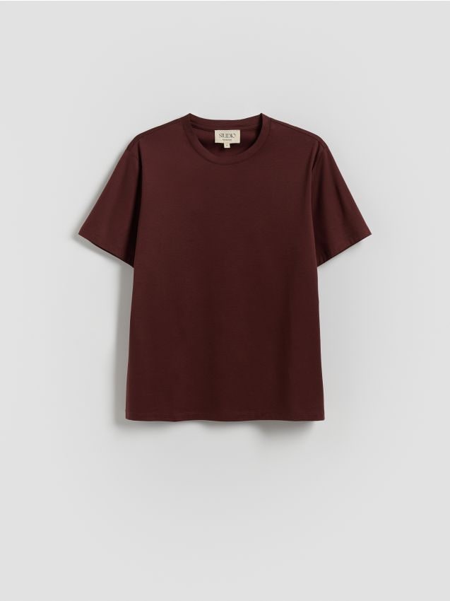 Reserved - Tricou regular cu adaos de modal - mahon Reserved - Tricou regular cu adaos de modal - mahon