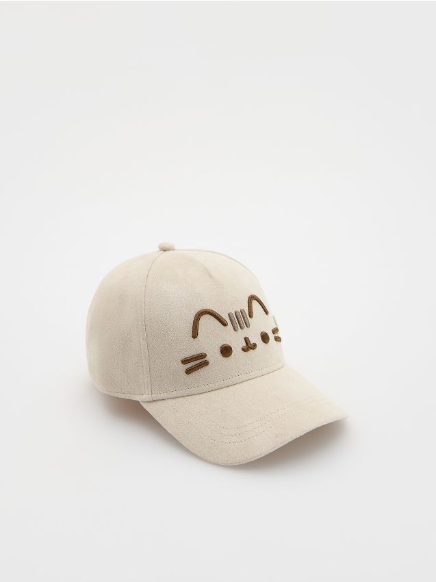 Reserved - Șapcă pusheen - bej