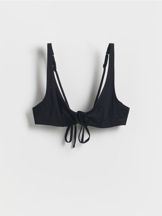 Bikini top with a rose - RESERVED