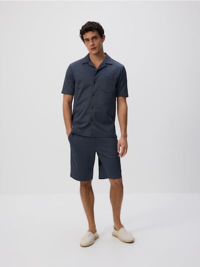 Cotton rich regular fit shirt