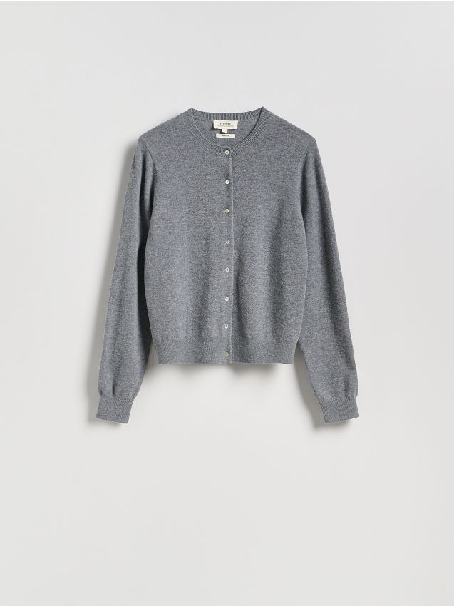 Kardigan z wełny merino - RESERVED