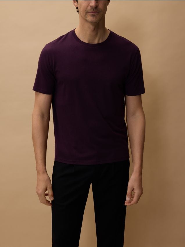 Regular fit bamboo fibre rich T-shirt - RESERVED