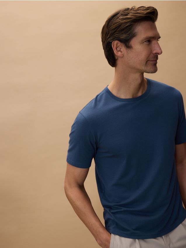 Regular fit bamboo fibre rich T-shirt - RESERVED