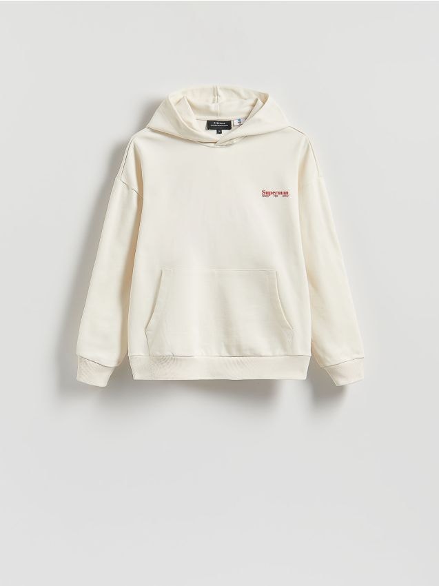 Baumwoll-Kapuzenpullover SUPERMAN™ - RESERVED