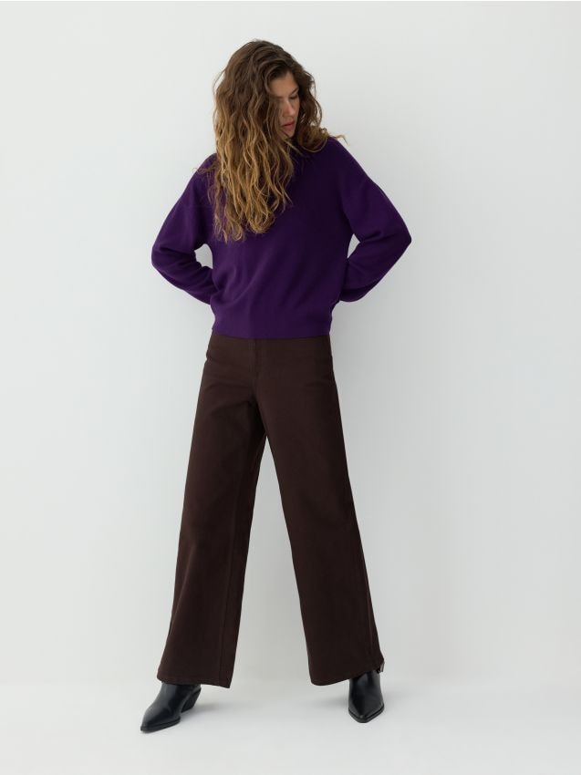 Wide leg jeans - RESERVED