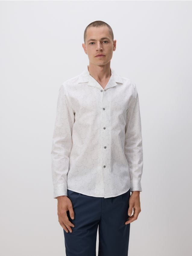 Chemise à coupe regular fit imprimée - RESERVED