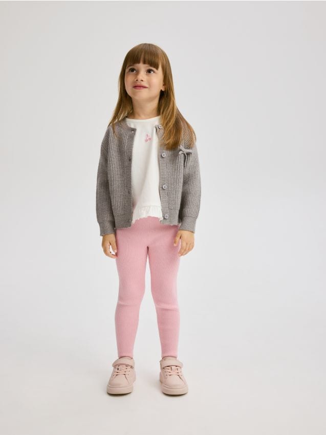 Knit viscose leggings - RESERVED
