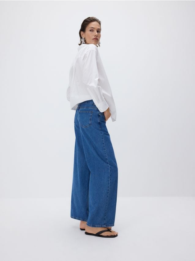 Wide leg jeans - RESERVED