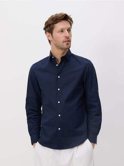 Regular fit cotton shirt
