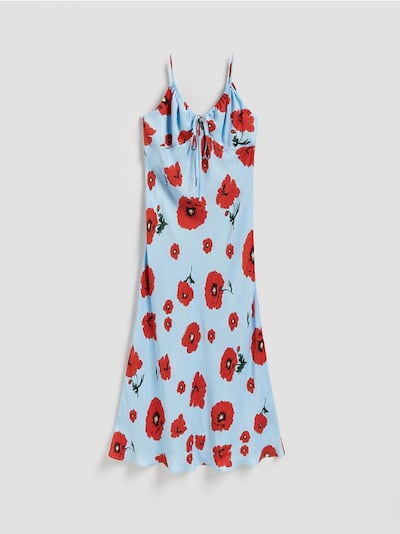 Floral print midi dress