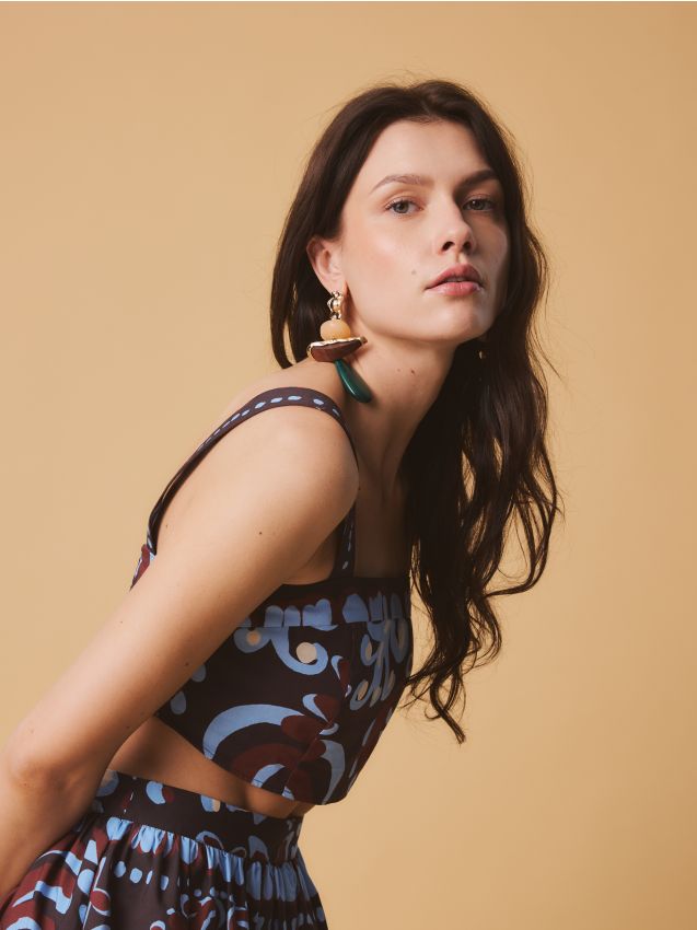 Top met patroon - RESERVED