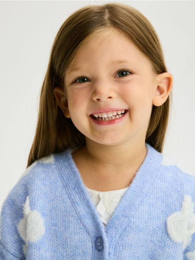 Wool blend cardigan - RESERVED