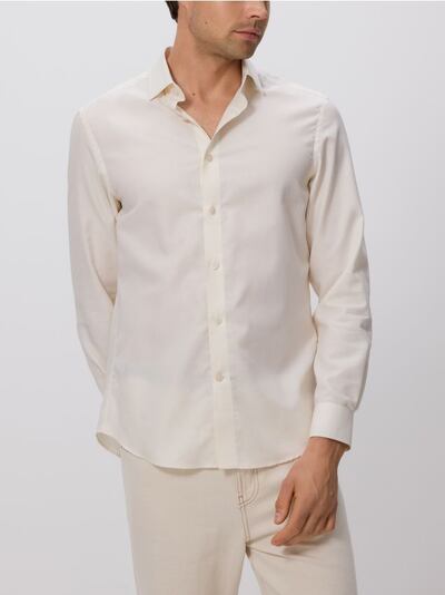 Regular fit Egyptian cotton shirt