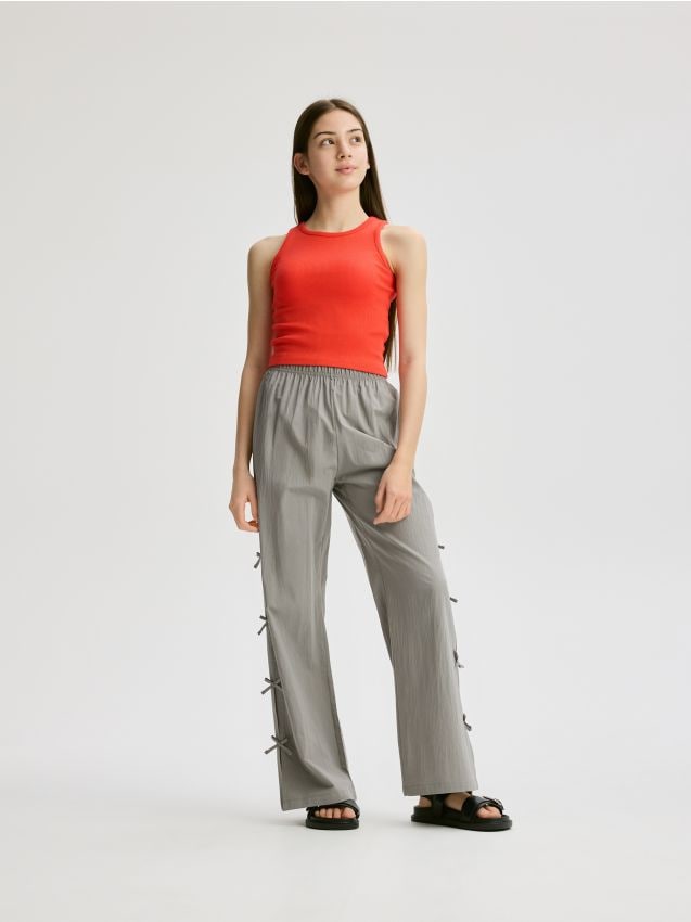 Tied leg trousers - RESERVED