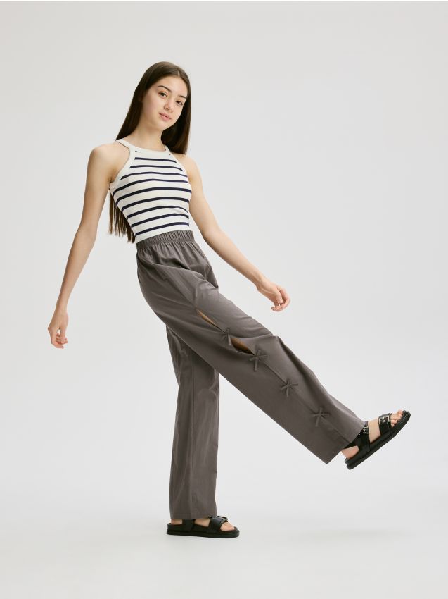 Tied leg trousers - RESERVED