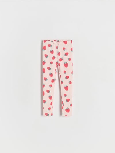 Leggings en mezcla de algodón con motivos
