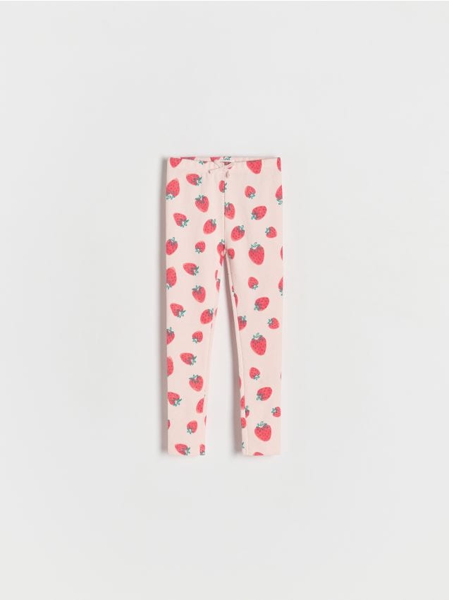 Patterned cotton rich leggings - RESERVED