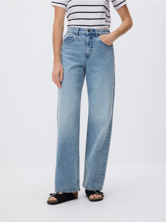 Wide leg jeans - RESERVED