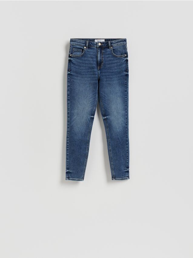 Reserved - LADIES` JEANS TROUSERS - albastru