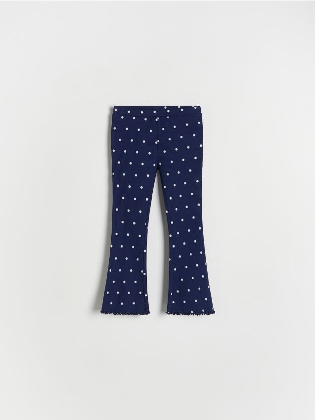 Ribstrikkede leggings - RESERVED