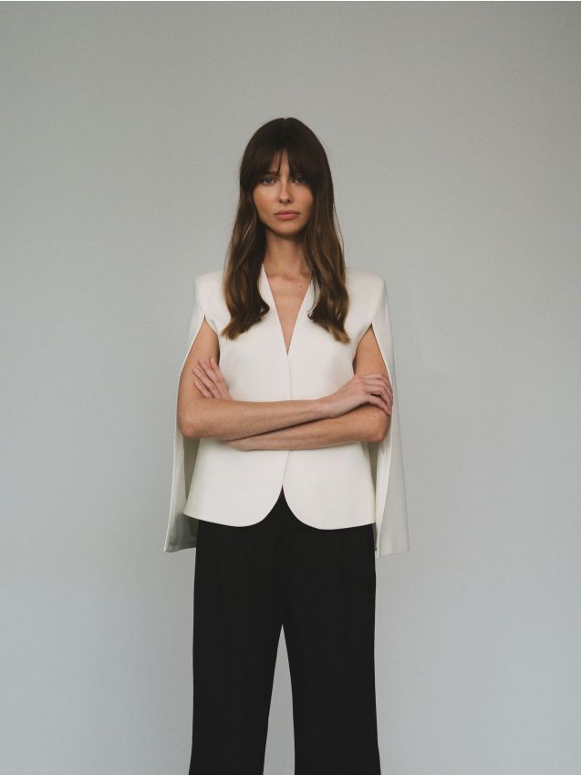 Reserved - ladies` blazer - alb
