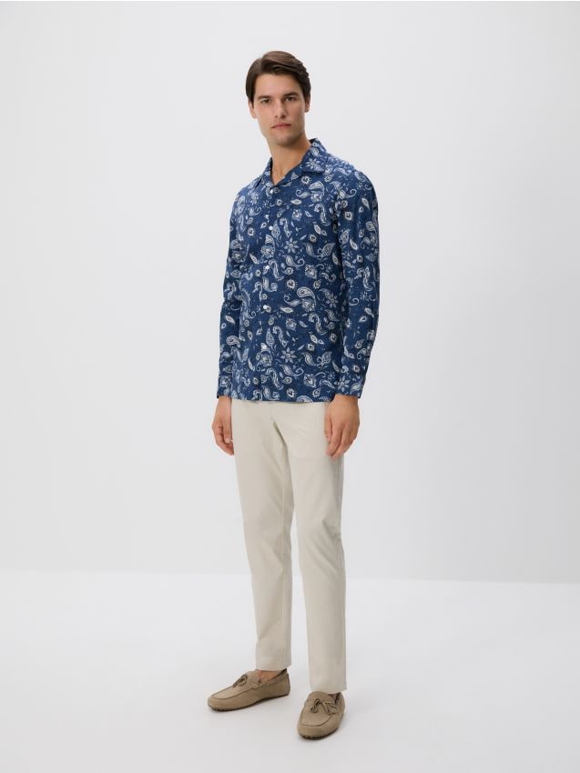 Regular fit overhemd met patroon - RESERVED