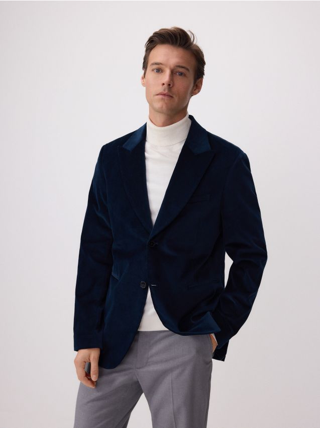 Reserved - Sacou regular fit - bleumarin Reserved - Sacou regular fit - bleumarin