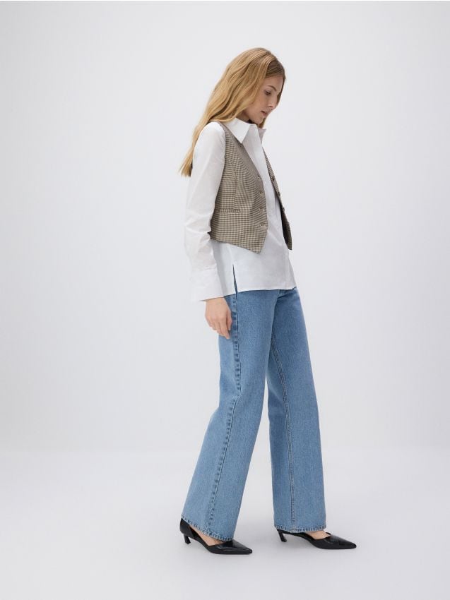 Viscose blend vest - RESERVED