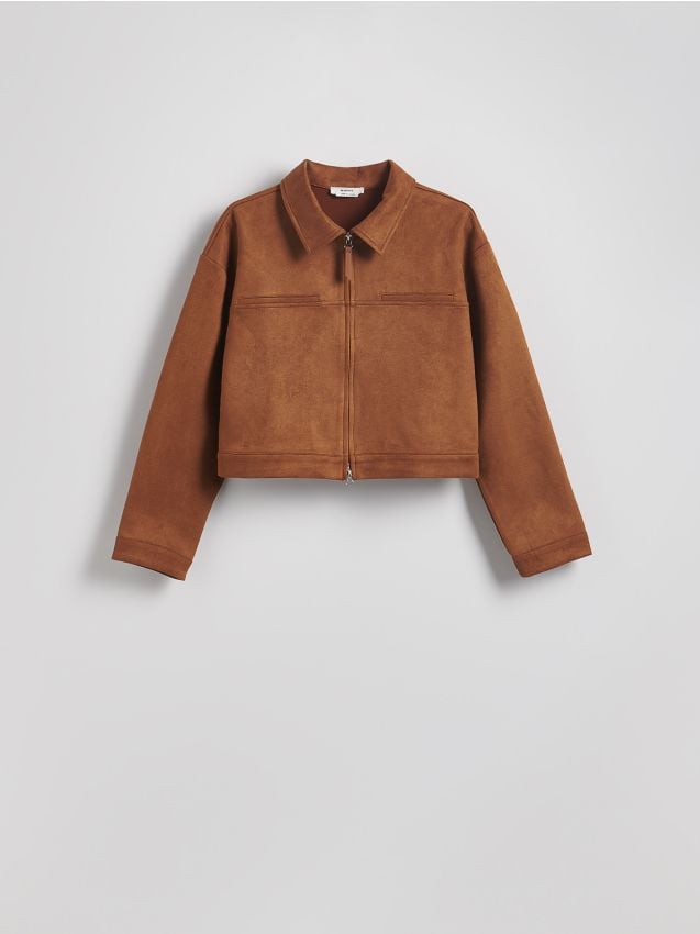 Faux suede jacket - RESERVED