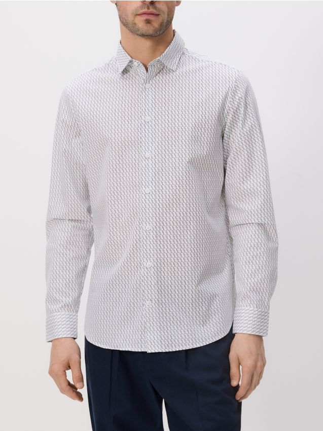 Slim fit katoenen overhemd - RESERVED
