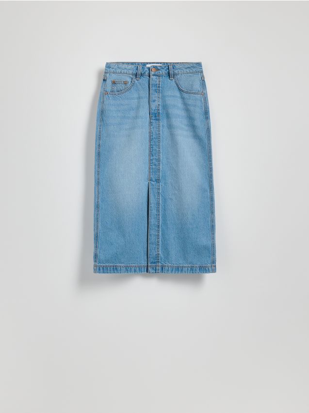 Denim midi skirt - RESERVED
