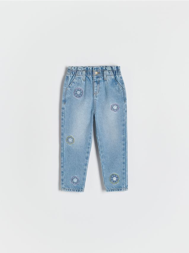 Reserved - GIRLS` JEANS TROUSERS - albastru