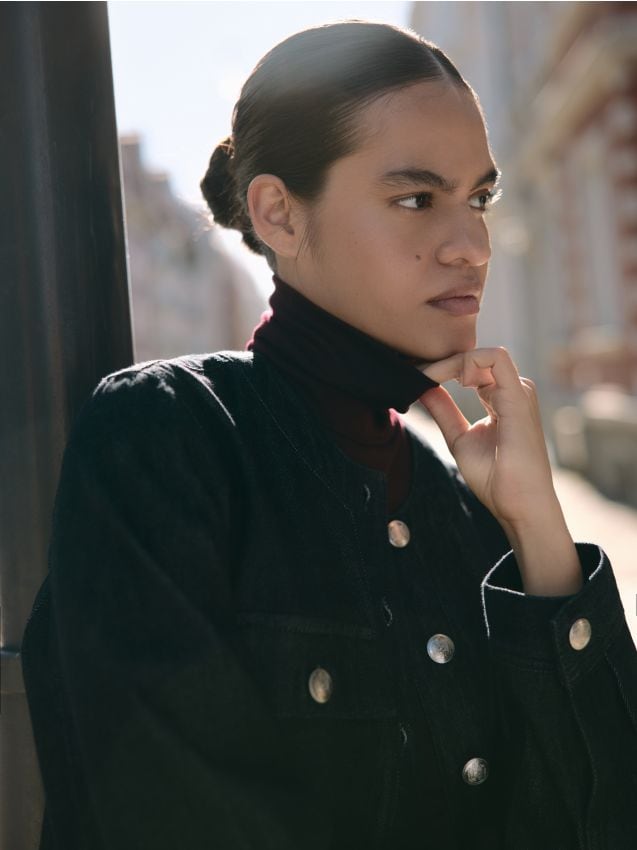 Jacket with decorative buttons - RESERVED