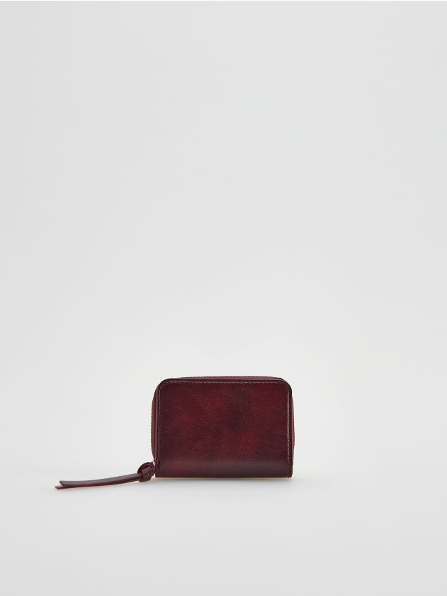 Small faux leather wallet - RESERVED