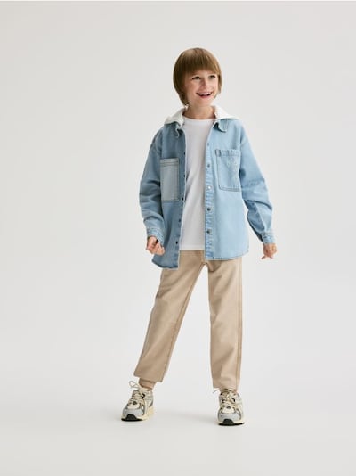 Bavlněné kalhoty joggers