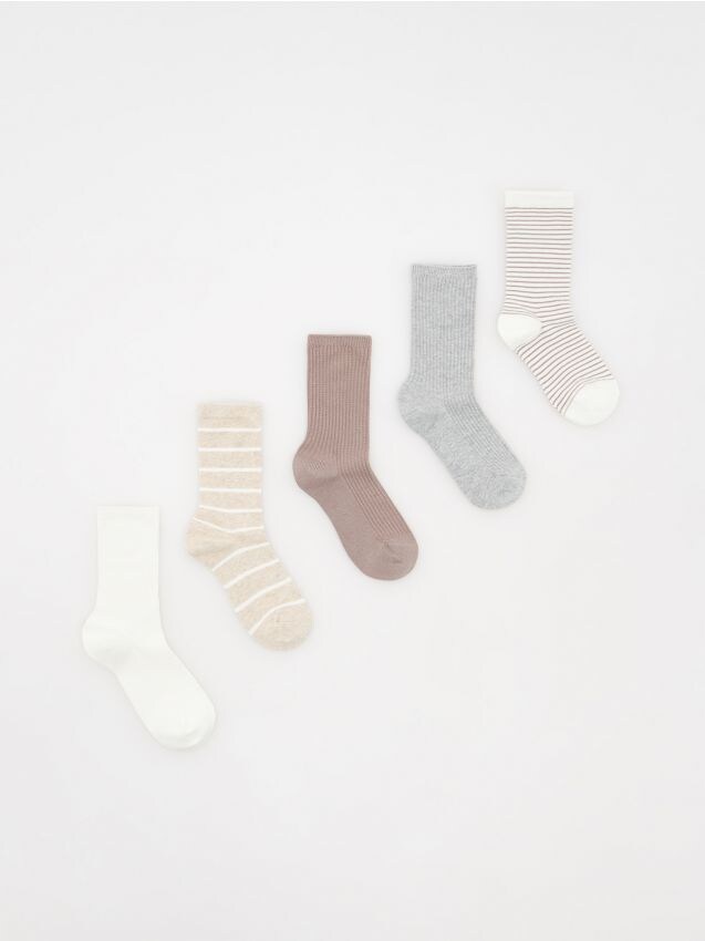 Ladies` Socks Farbe Beige Reserved 7862v 02x