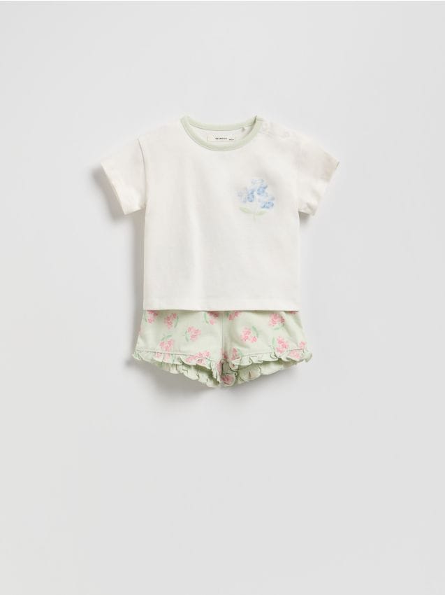 Reserved - Compleu cu conținut ridicat de bumbac - crem