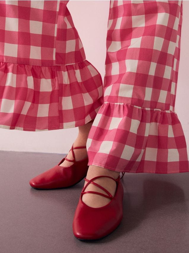 Broek met ruches - RESERVED