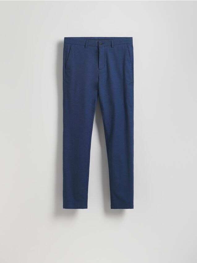 Reserved - Pantaloni chino slim fit - bleumarin