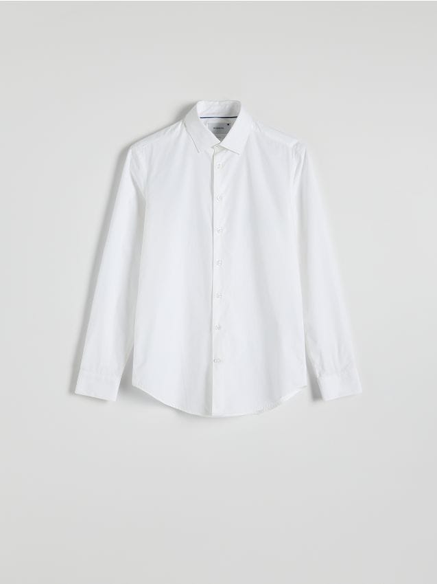 Hemd im Slim-Fit aus ägyptischer Baumwolle - RESERVED